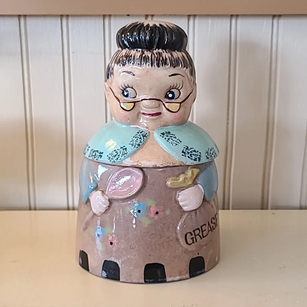Rare Tilso Granny Grease Jar